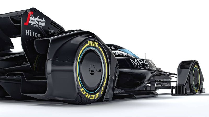 mclaren mp4-x超科幻赛车 替未来的f1赛事增添许多想像空间