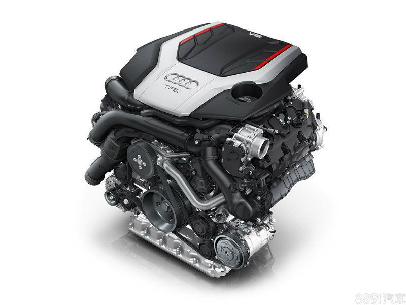S5換上新款3.0升V6渦輪引擎,最大輸出為354hp/51.0kgm,扭力峰值為1300~4500rpm,相當低廣,S5原廠0~100km/h加速數據為4.7秒。 S5換上新款3.0升V6渦輪引擎,最大輸出為354hp/51.0kgm,扭力峰值為1300~4500rpm,相當低廣,S5原廠0~100km/h加速數據為4.7秒。