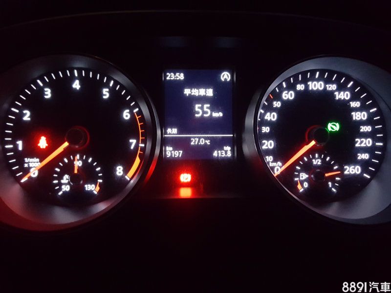 半夜12點終於抵達屏東大鵬灣,累計里程413.8km,平均速度則是55km/h,而旅程電腦顯示的油耗從離開蘇花公路開始,就一直維持在20km/L。