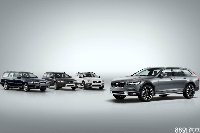 Cross Country系列前身為XC,首款車型V70 XC在1997年問世,2013年V40 Cross Country問世後,讓Volvo跨界增高車型不再局於Wagon,甚至後來連房車S60都推出Cross Country版本。