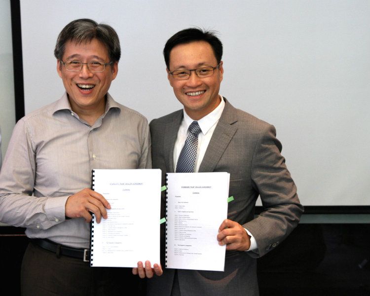 台灣奧迪汽車邱山祥總裁和采迪汽車簡徐堅董事長於8月26日完成簽約儀式,正式成為Audi品牌旗下的第五家經銷商,而即將在九月底完工後投入試營運的行列的全新Audi板橋展示中心,也將成為四環品牌旗下在台灣的第12個專屬展示中心,同時宣告Audi汽車在新北市的服務版圖完成重要的關鍵佈局!