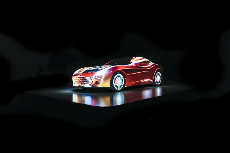 Ferrari法拉利California T 3D立體光雕投影秀