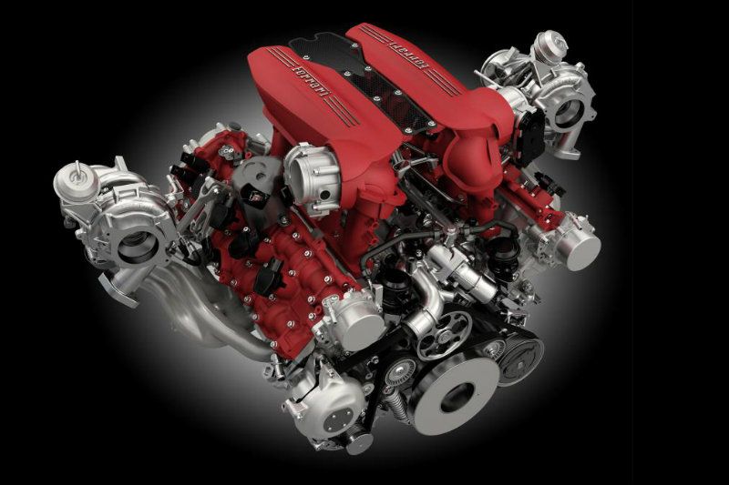 488 GTB採用一具3.9升V8雙渦輪增壓引擎，最高馬力可達670匹
