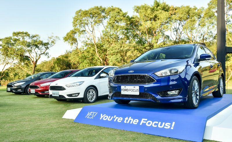 小改後的Ford Foucs讓大家眼前一亮，採用了家族式的“馬丁頭”設計，讓整車更具特色！