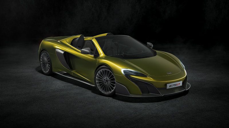 mclaren 675 lt spyder 限量500部上空版本更添魅力