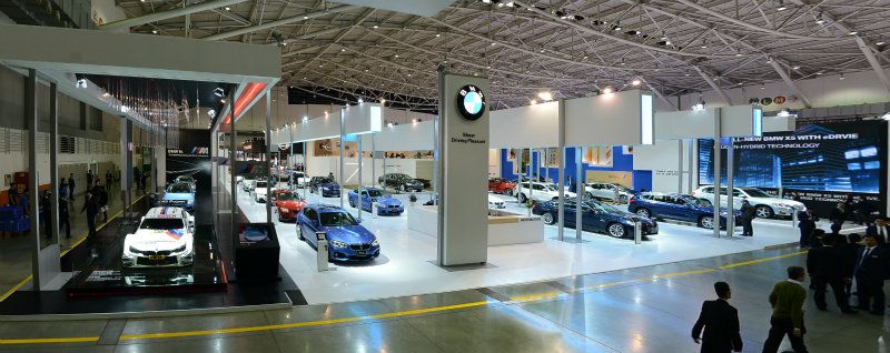  BMW總代理汎德公司於「2016世界新車大展」之展示區