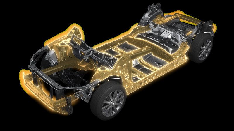 全新Impreza採用Subaru Global Platform模組化底盤平台，專為水平對臥引擎與四輪傳動配置設計，有著高強度、低重心的雙重優勢。