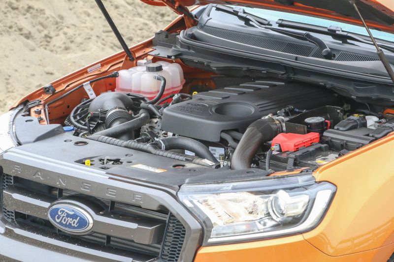 New Ranger的動力單元並未更動,同樣搭載3.2升L5 渦輪柴油引擎,輸出數據為200hp/47.9kgm,搭配SelectShift六速手自排變速箱。 New Ranger的動力單元並未更動,同樣搭載3.2升L5 渦輪柴油引擎,輸出數據為200hp/47.9kgm,搭配SelectShift六速手自排變速箱。