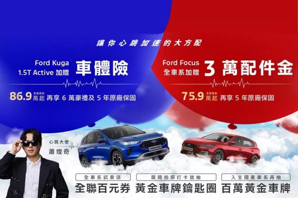 【8月Ford優惠總整理，指定車型享0利率】 5855