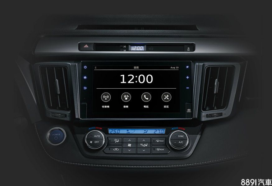 目前國內只有新年式Prius c和RAV4搭載全新Drive+隨行駕駛系統，整合8吋高解析度觸控式螢幕，並內建藍牙功能，亦可透過加選多項升級套件，如雷達警示視覺化、Apple CarPlay、3D擬真衛星導航等項目，擴充實用與便利性。