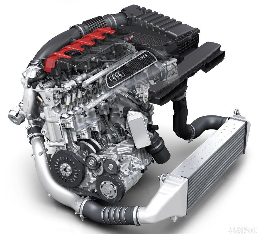 動力系統雖無更動，維持2.5升L5渦輪引擎，但最大馬力由原先的367hp提高至400hp，拉遠與對手賓士A45的381hp、BMW M140i的340hp之距離。