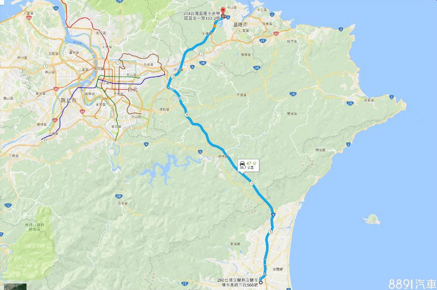 由起點上國道五號,轉接國道三號至基隆,再按照原路線折返,市區路段的比例相當少,因次本次數據將歸為高速油耗表現。