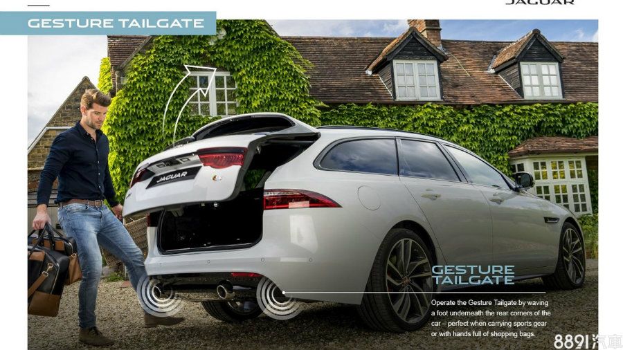 行李廂空間表現不差,擁有565L容積空間,經由傾倒打平後可來到1700L,並配置實用的腳踢感應式電動尾門,原廠還提供可選配獲得的拖車勾套件,具有2000kg的拖車能力,對於國外盛行的行動露營車,此選配套件可是相當便利、實用。