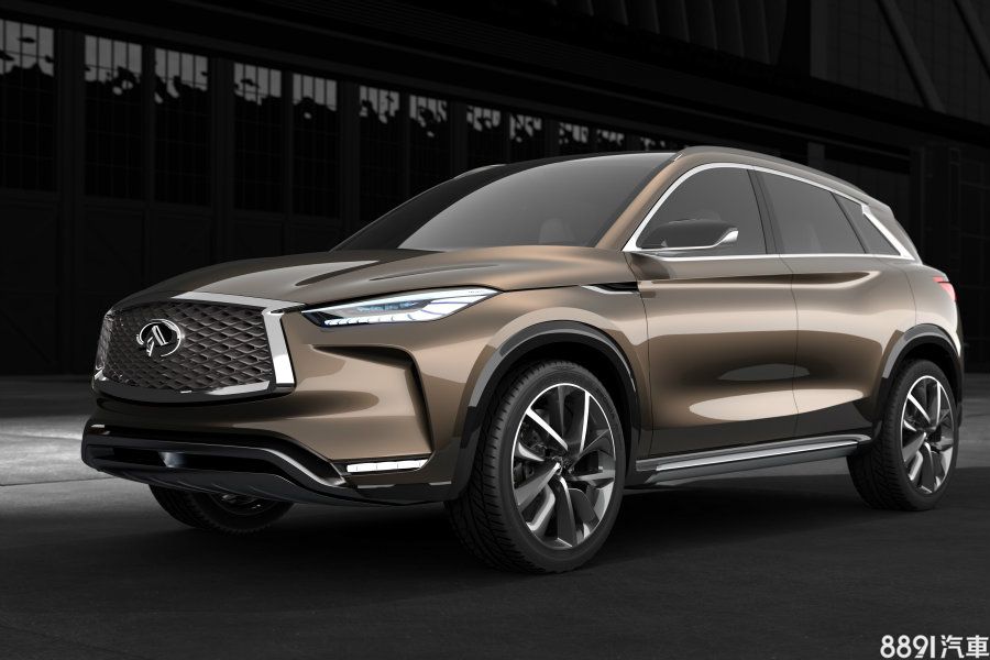 今年稍早，Infiniti便曾展出過QX50 Concept概念車，並加入許多家族性設計元素。