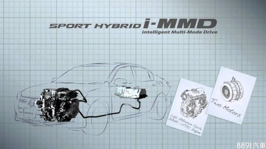 新一代Insight預計搭載Accord Hybrid、Odyssey Hybrid車型配置的Sport Hybrid i-MMD系統，以2.0升 i-VTEC Atkinson汽油引擎與二組電動馬達組成。