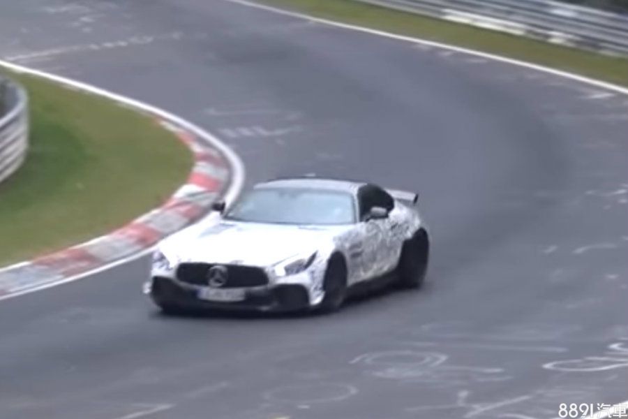 (圖為國外捕獲疑似AMG GT Black Series的測試車)