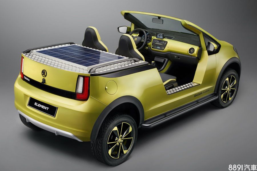 Skoda去年亮相的Element Concept太陽能概念車便是基於Citigo所打造的實驗作品，可說是純電Citigo的雛型也不為過。