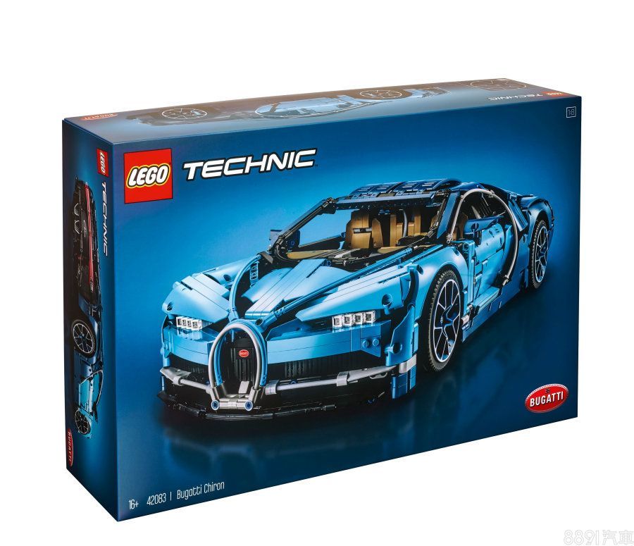 圖為Technic系列的Bugatti Chiron，其主旨強調重現原車構造以及擬真程度，屬於Lego旗下精緻類型的產品。