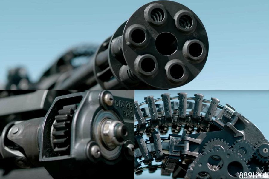 M61火神機砲屬於6管式輪轉機槍，主要任務為反地面作戰，故常見於F16、F18、F22等戰鬥機。