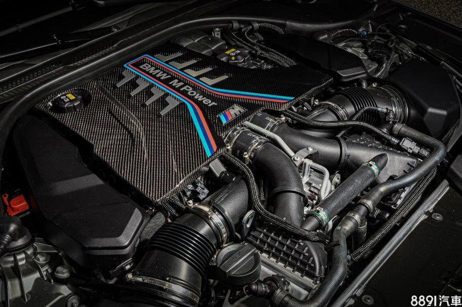 (圖為BMW M5 Competition引擎室)