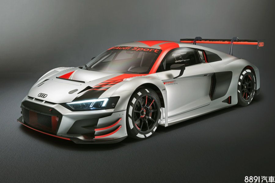 究極版R8,預期會參考圖中之R8 LMS GT3賽車,擁有更競技化的空力套件與底盤設定。