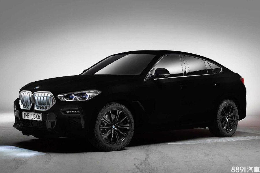 19法蘭克福車展世界上最黑的車 Bmw X6最新 吸光黑 塗裝 81新車