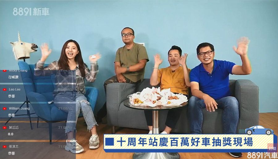 直播現場活動熱烈,最高同時在線人數近700位粉絲。