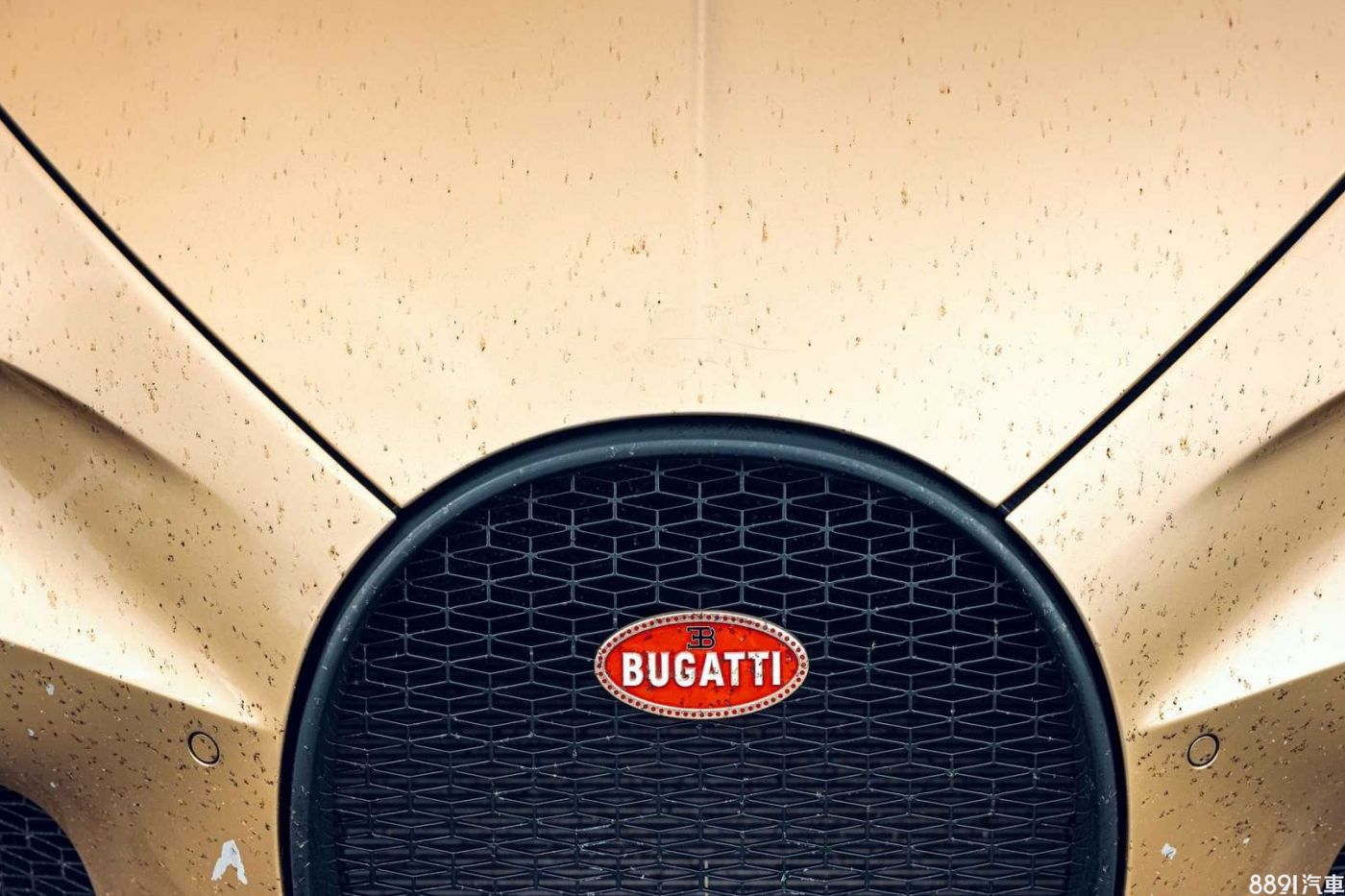 經過440km/h高速「洗禮」後的車頭。