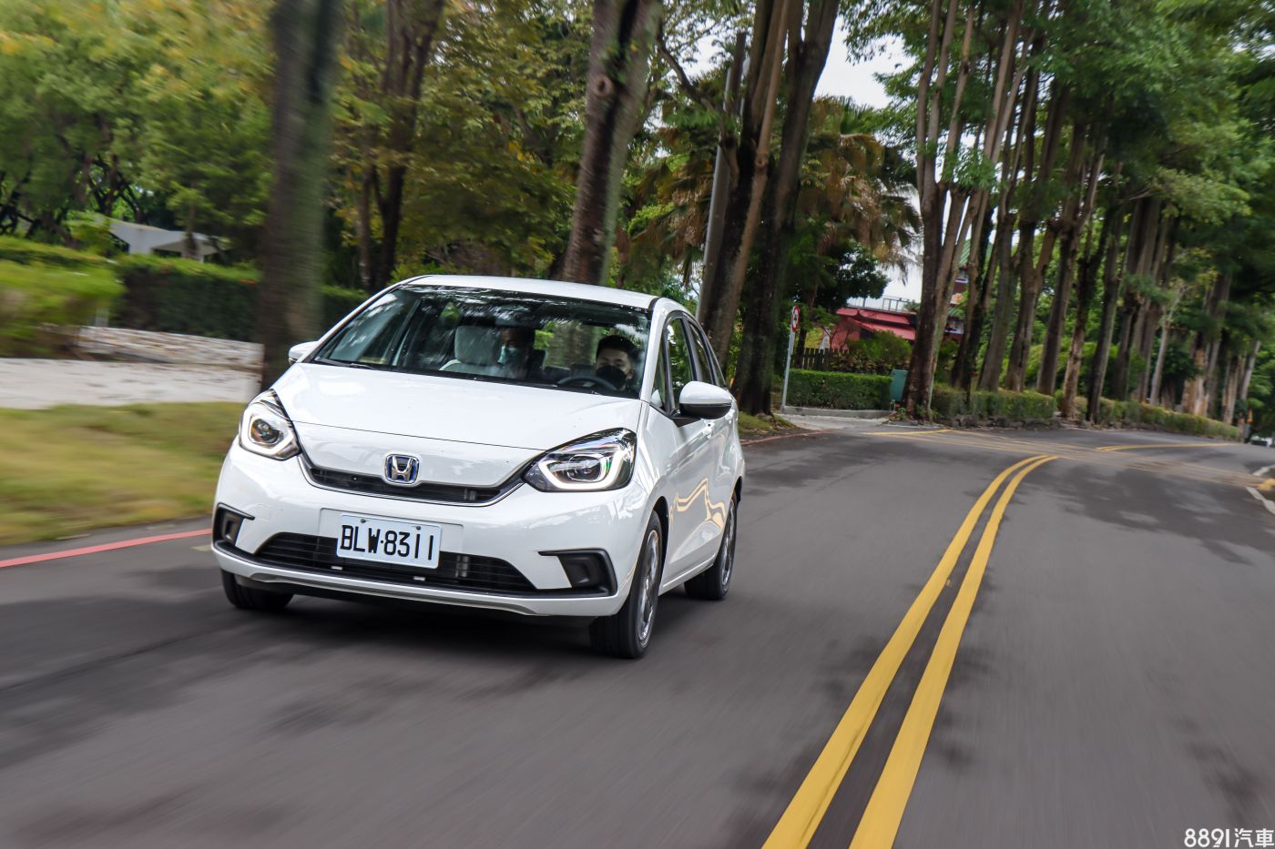 Honda Fit e:HEV高速行駛中