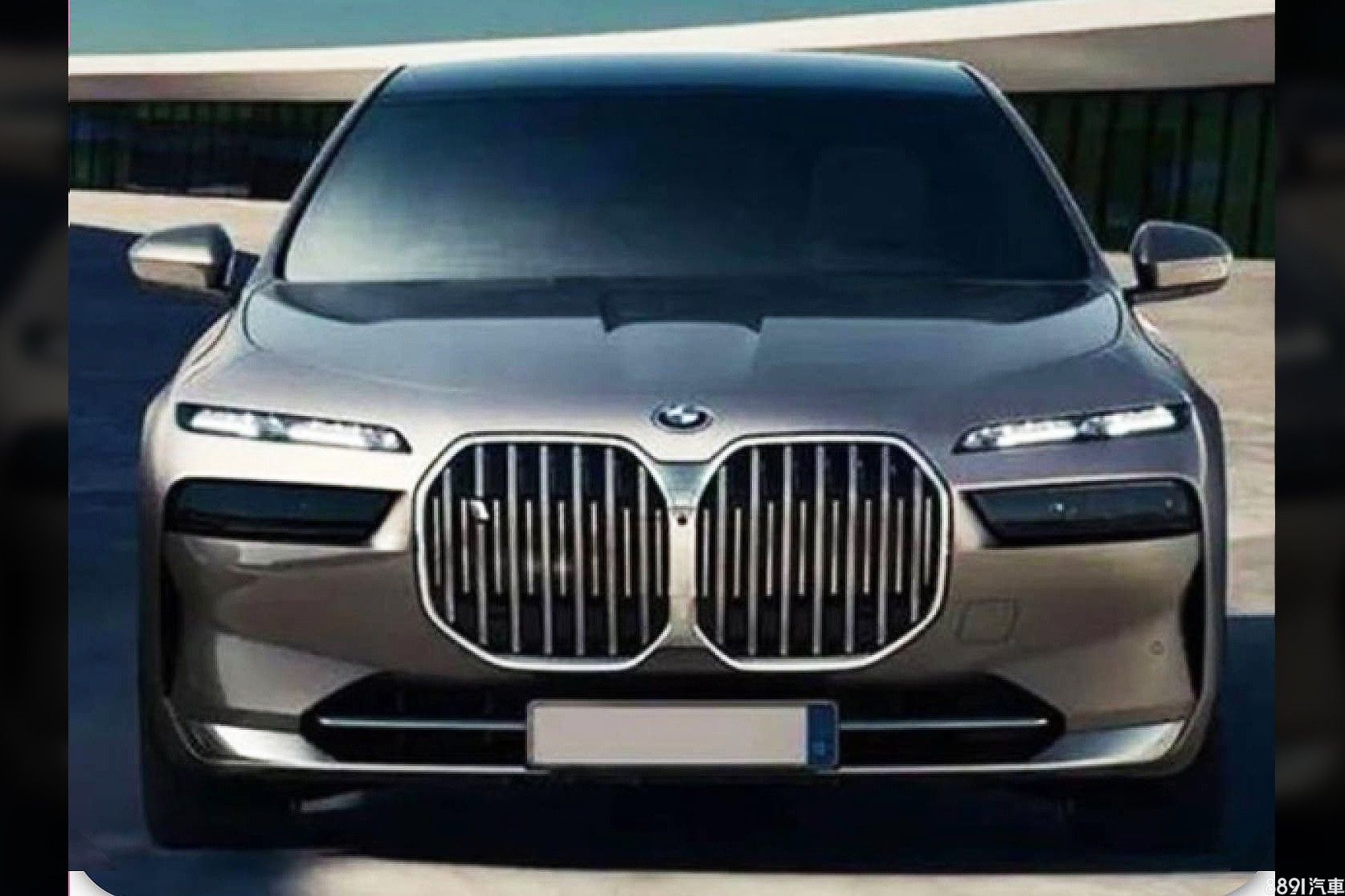 新一代bmw 7系列實車照流出 前臉造型好似新x7 81汽車